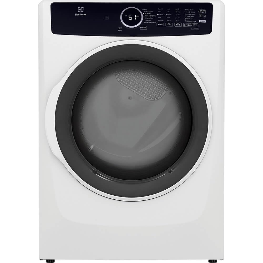 8 cu. ft. Electric Dryer with Instant Refresh in White K646