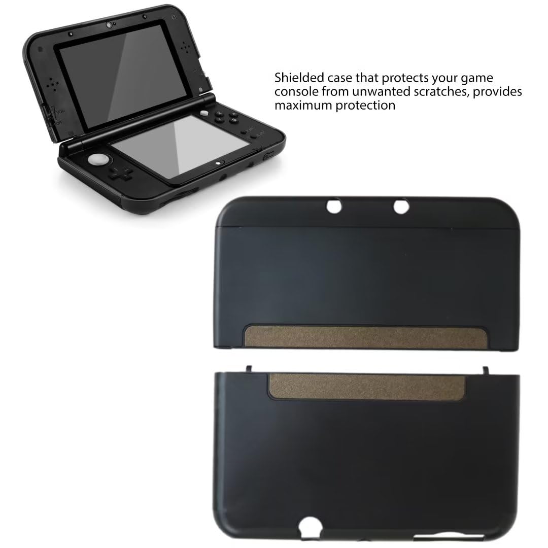 Black Aluminum Plastic Protective Hard Shell Case for New 3DS XL LL P4804