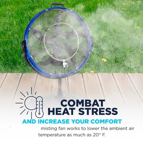 20 Inch 3-Speed Metal Misting Fan Q2567