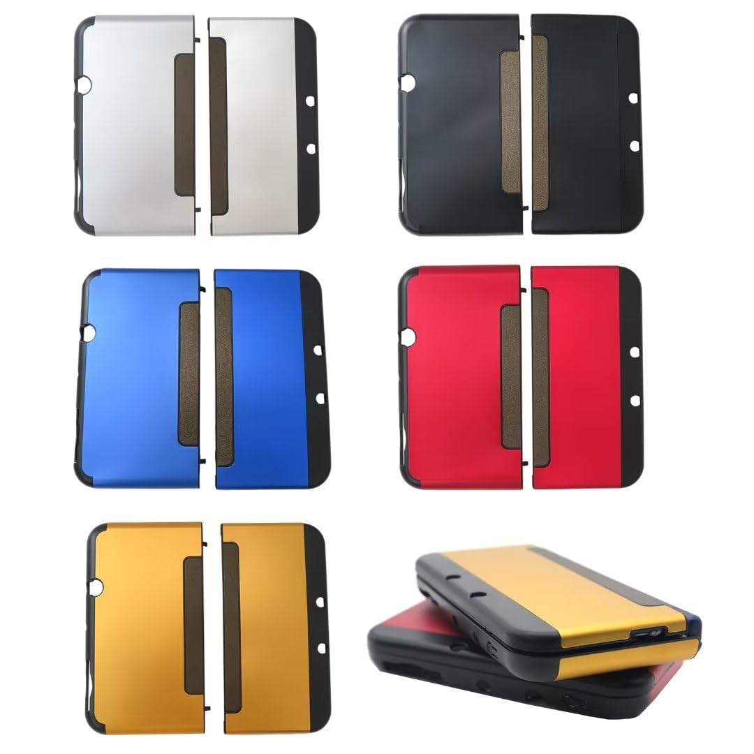 Black Aluminum Plastic Protective Hard Shell Case for New 3DS XL LL P4804