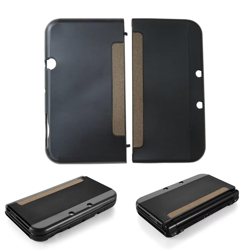 Black Aluminum Plastic Protective Hard Shell Case for New 3DS XL LL P4804