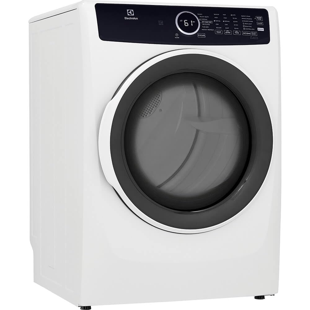 8 cu. ft. Electric Dryer with Instant Refresh in White K646