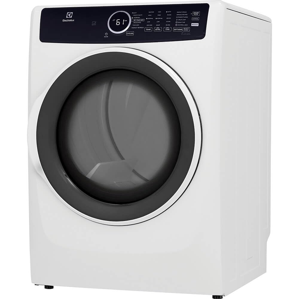 8 cu. ft. Electric Dryer with Instant Refresh in White K646