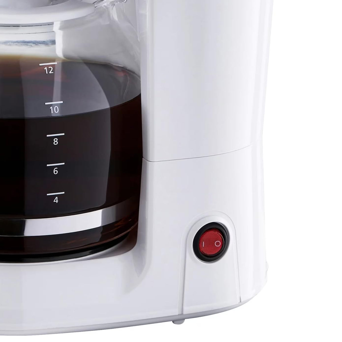 12-Cup Coffee Maker with Non-Drip Carafe, Keep Hot Plate, Black D1014