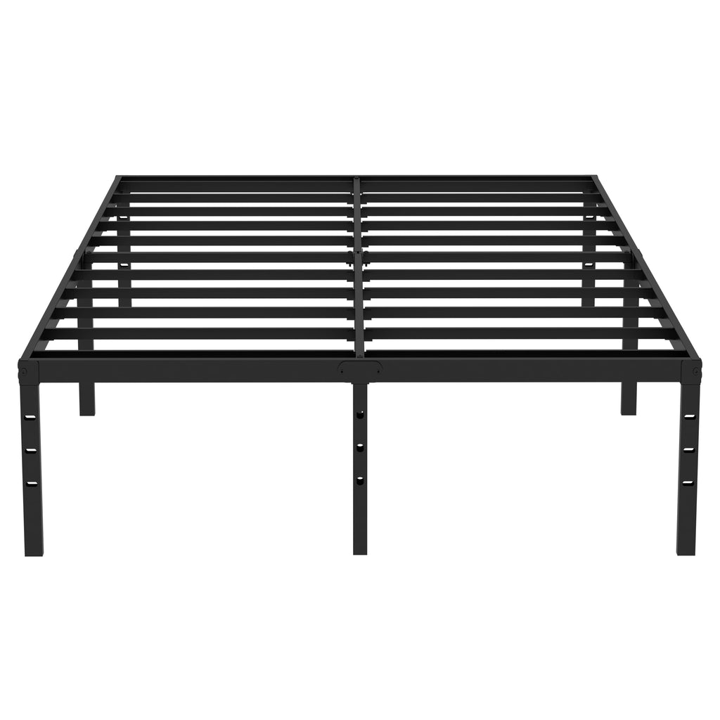Black 18 Inch Metal Platform Full Bed Frame Z2786