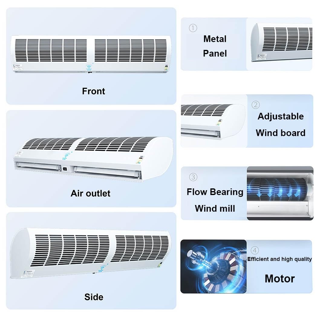 Wall-Mounted Air Curtain, 2 Speed Settings, 60cm K33609