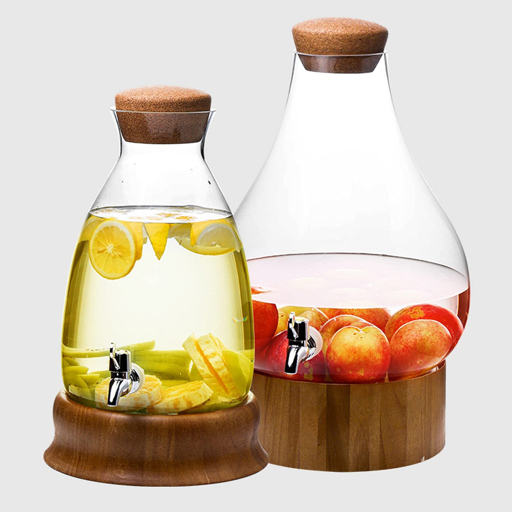 Glass Water Carafe with Faucet 6L F136912