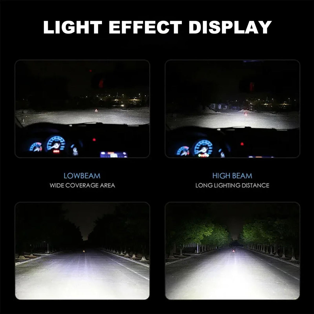 Headlights with Amber Reflector L288619