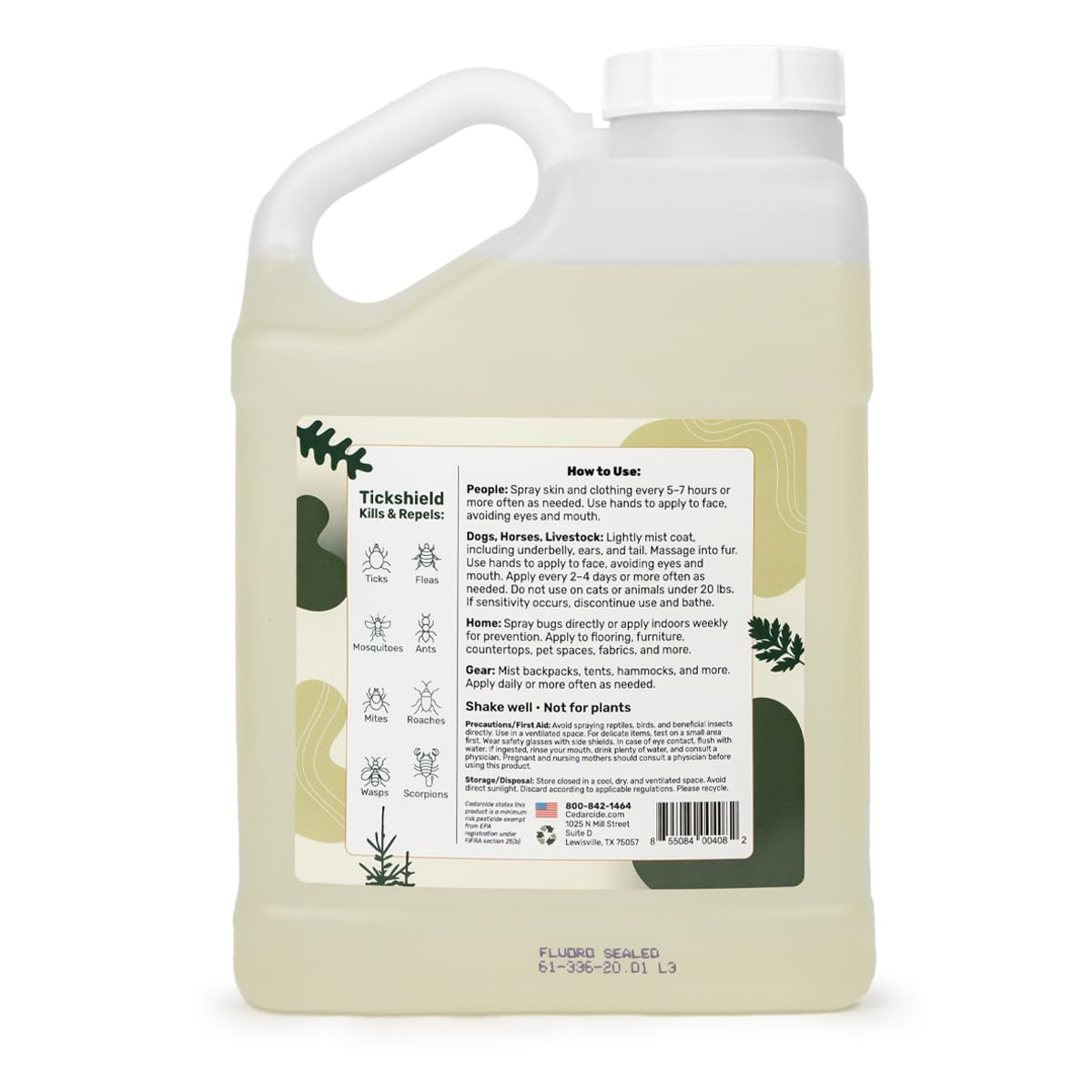 Cedar Oil Tick & Mosquito Repellent Spray M1203