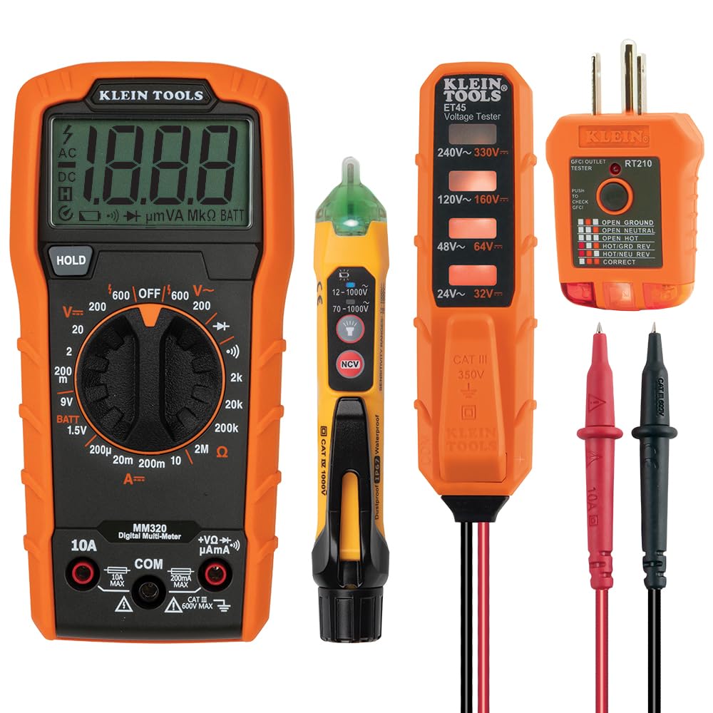 Digital Multimeter Electrical Test Kit with Carrying Case L714510