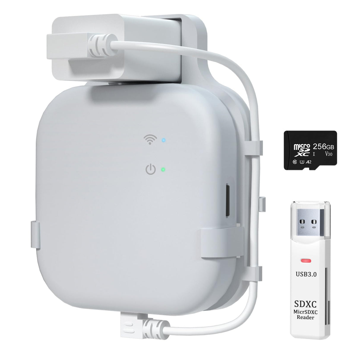 256GB Micro SD Card & Outlet Wall Mount Y8530