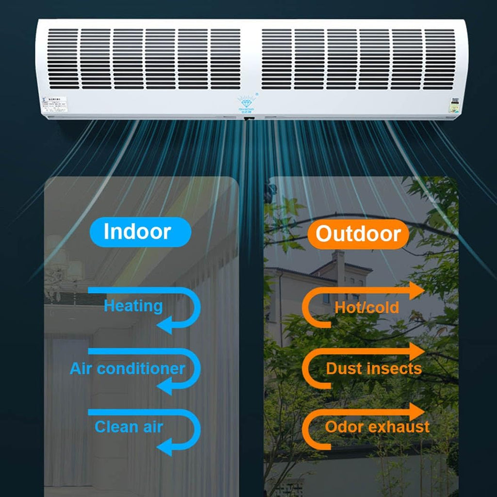 Wall-Mounted Air Curtain, 2 Speed Settings, 60cm K33609