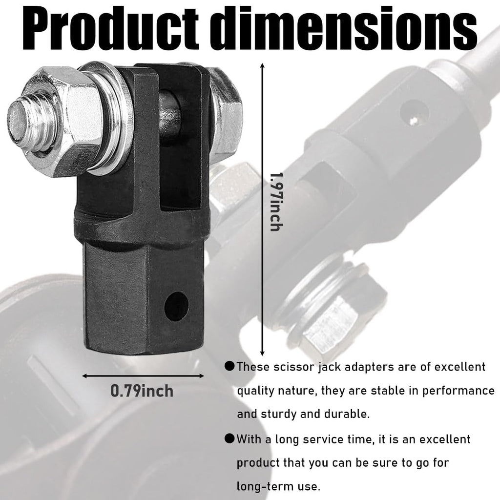 Scissor Jack Adapter for 1/2" Impact Wrench T4089
