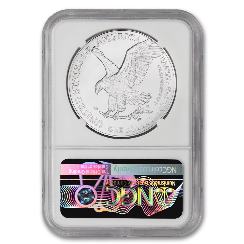 1 oz American Silver Eagle Coin MS-70 I617