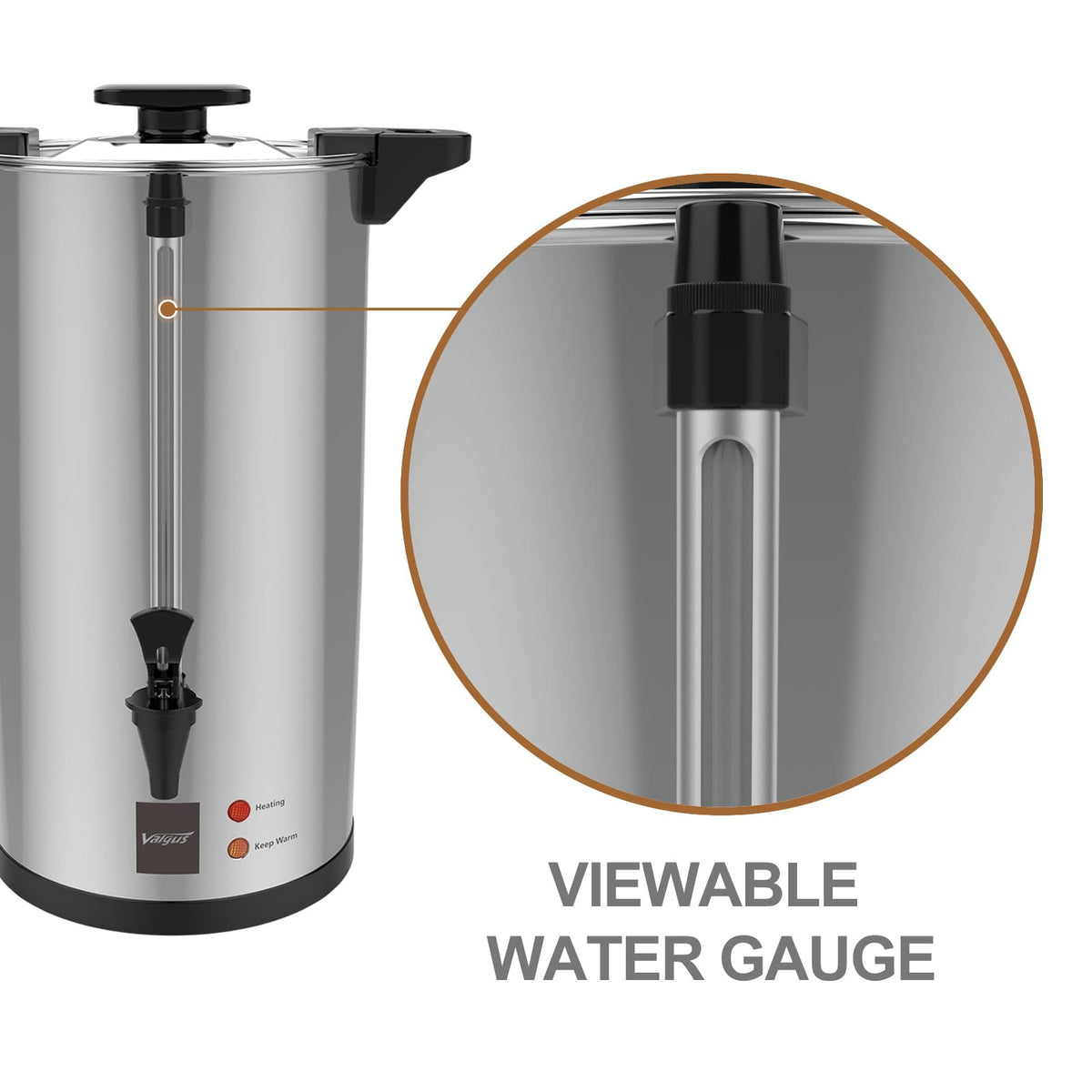 12L Electric Commercial Coffee Urn, 80 Cup B3721