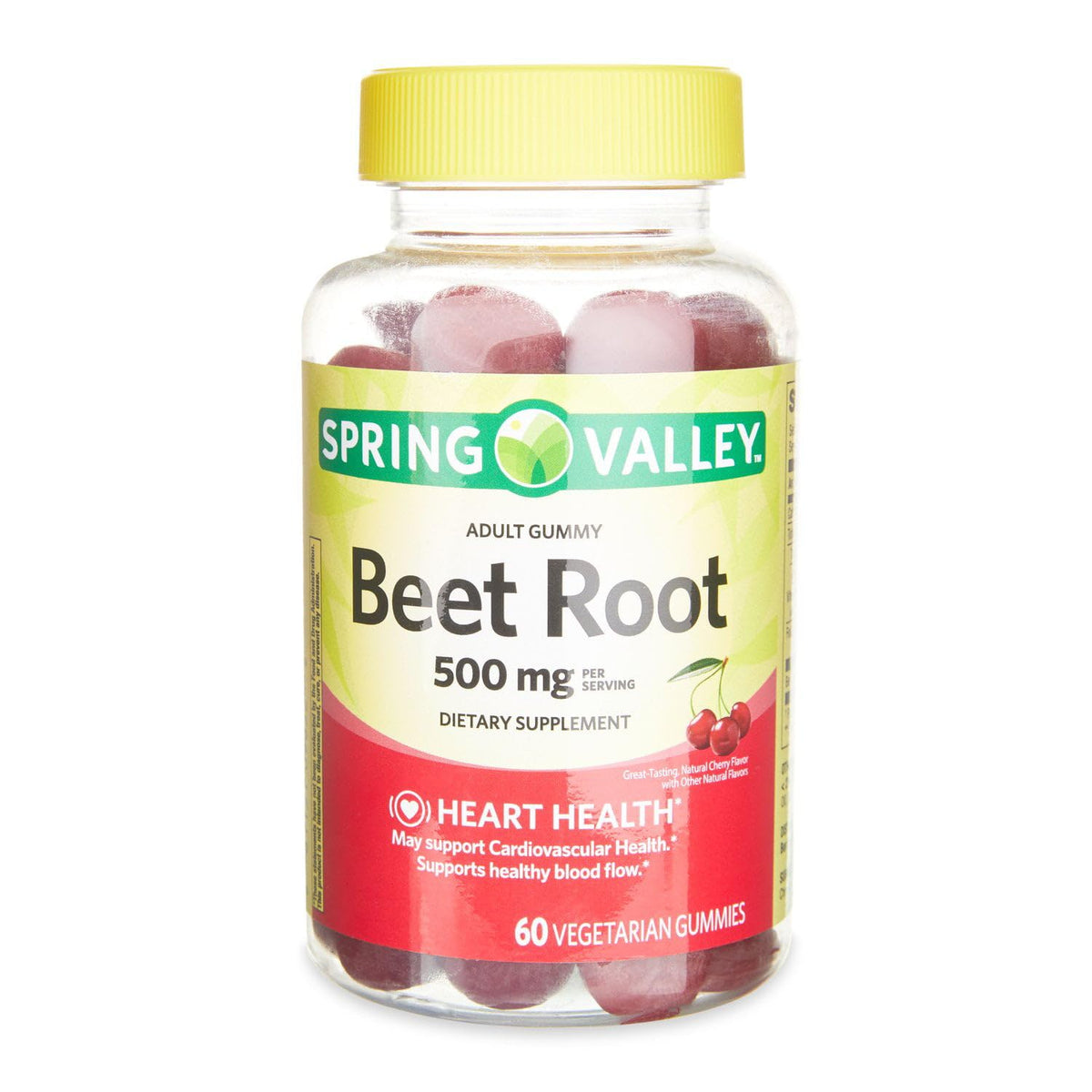 Beetroot Dietary Supplement Gummies 500 mg 60 Count M130207