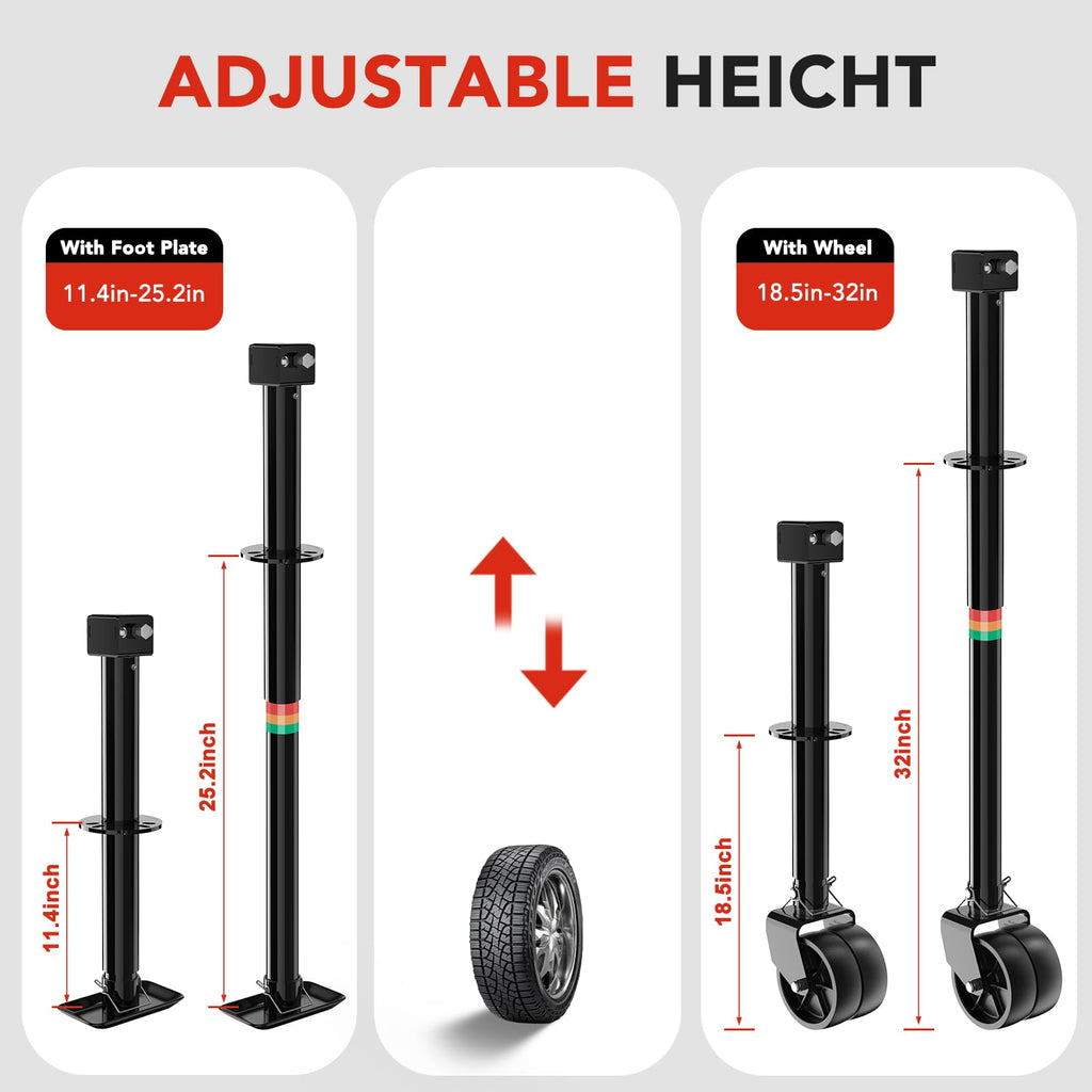 A-Frame Trailer Jack 2-in-1 D201