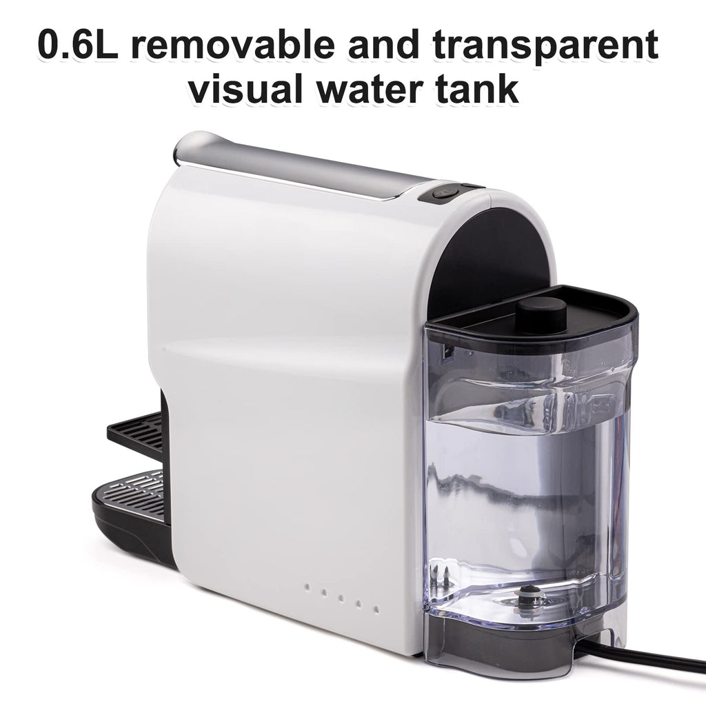 Espresso Pod Machine, 20 Bar, 22oz Removable Water Tank, 1350W R4627