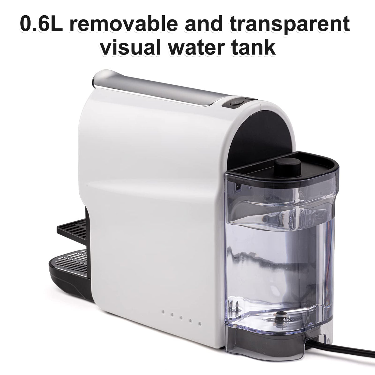 Espresso Pod Machine, 20 Bar, 22oz Removable Water Tank, 1350W R4627