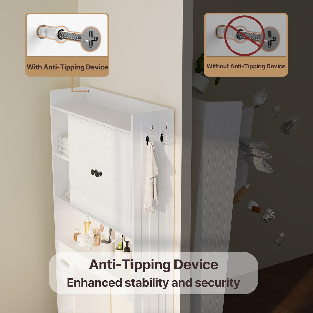 Over The Toilet Storage Cabinet T380