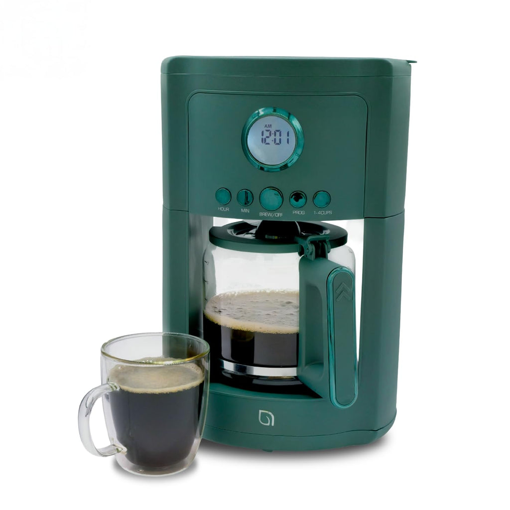 12-Cup Programmable Drip Coffee Maker with Glass Carafe H87833