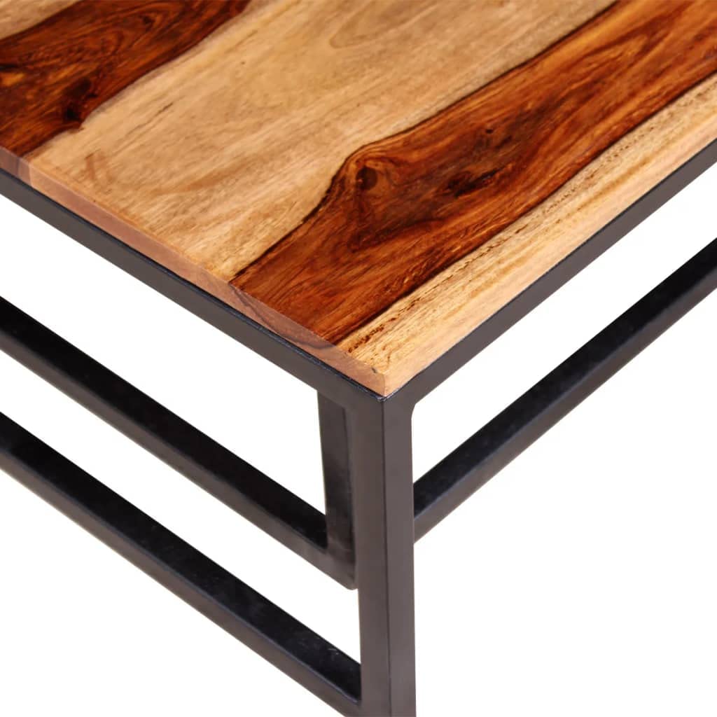 Solid Sheesham Wood Nesting Coffee Table Set J447