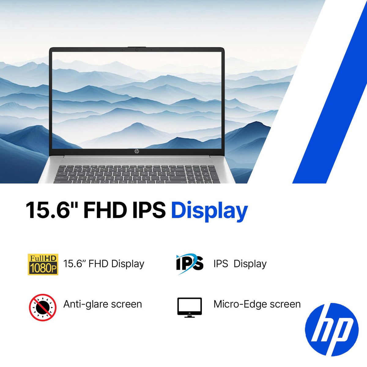 15.6" FHD Laptop Computer 13th Gen Intel i3 8GB RAM 256GB SSD S535054