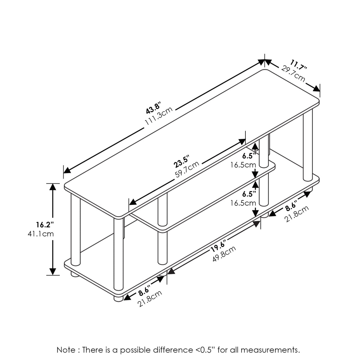 3-Tier TV Stand I8550