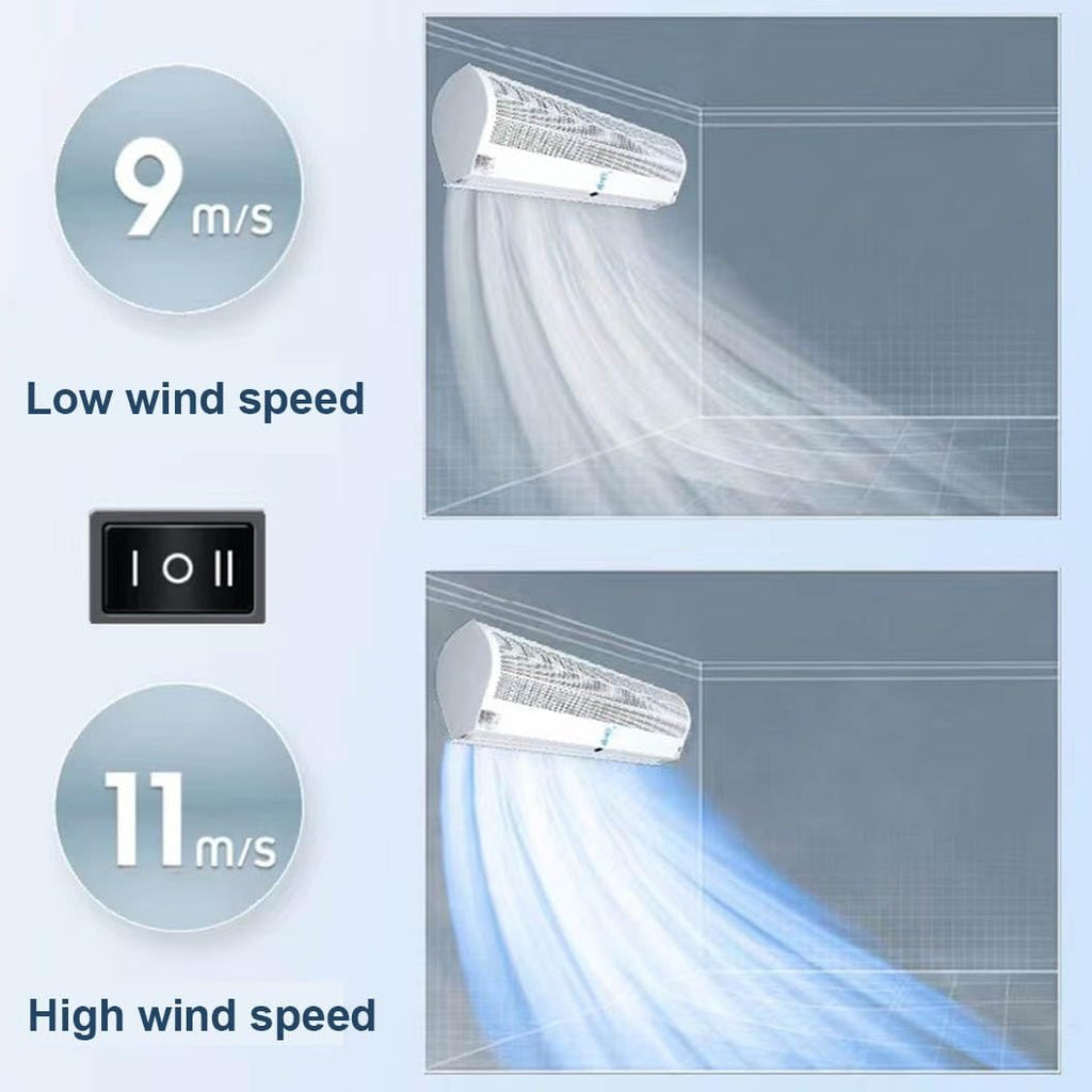 Wall-Mounted Air Curtain, 2 Speed Settings, 60cm K33609