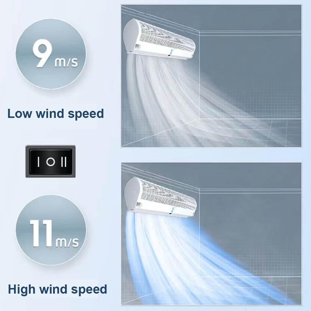 Wall-Mounted Air Curtain, 2 Speed Settings, 60cm K33609