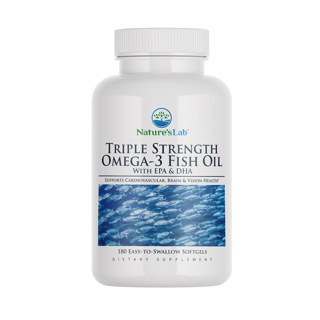Triple Strength Omega-3 Fish Oil with EPA & DHA 180 Softgels Z1025