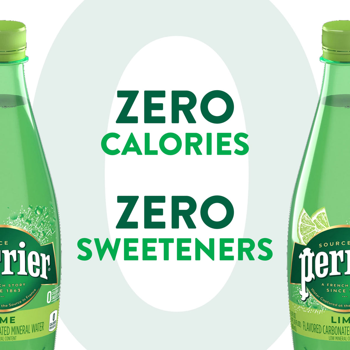 Lime Flavored Sparkling Water 16.9 FL OZ 24 Count Z67603