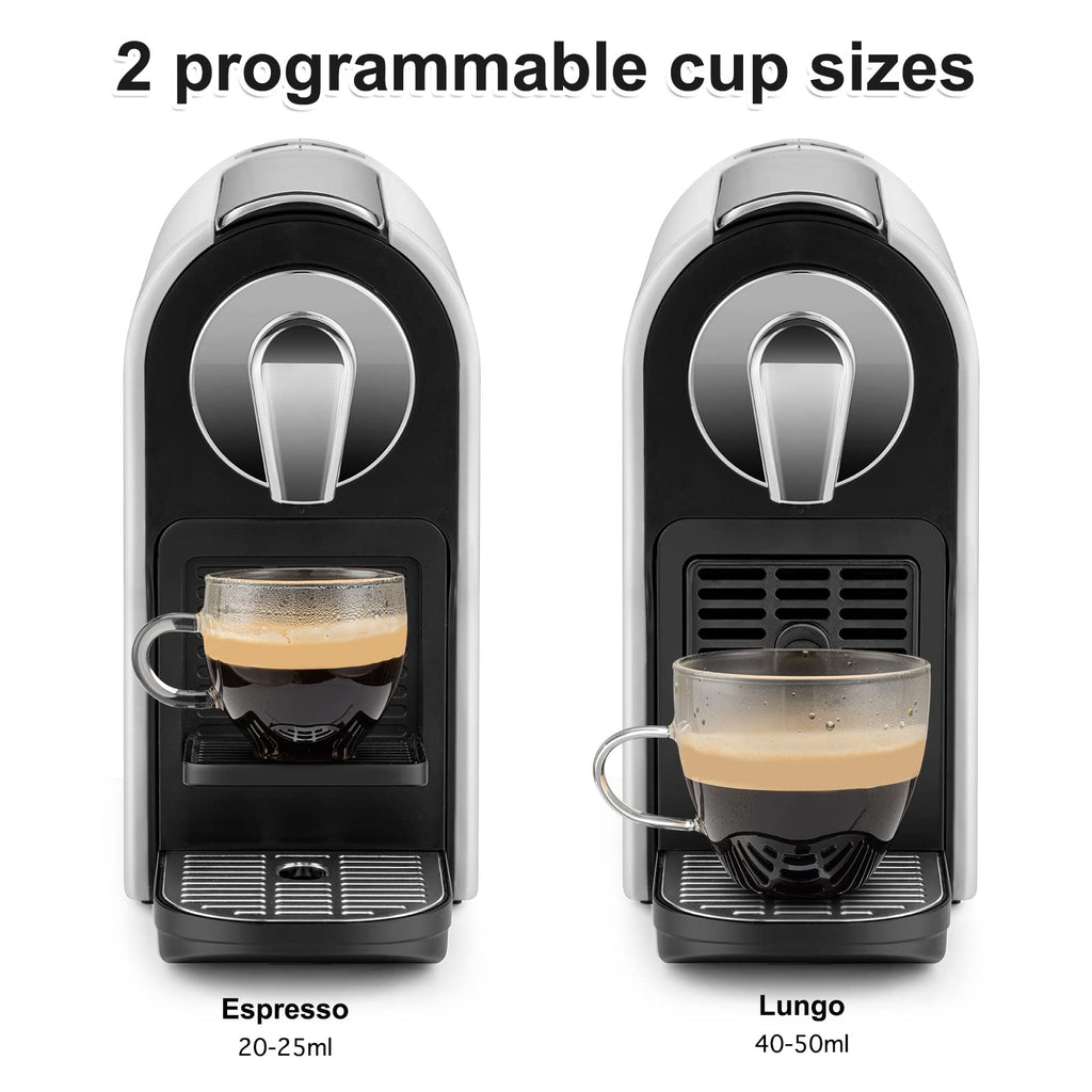 Espresso Pod Machine, 20 Bar, 22oz Removable Water Tank, 1350W R4627