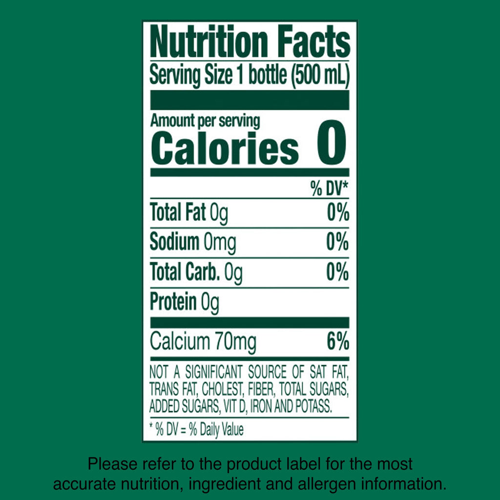 Lime Flavored Sparkling Water 16.9 FL OZ 24 Count Z67603