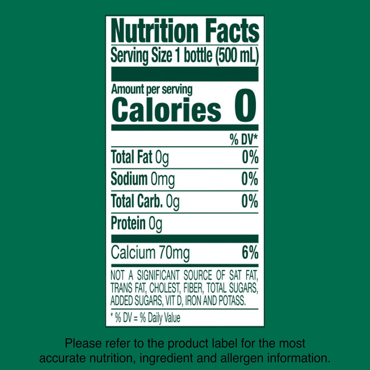Lime Flavored Sparkling Water 16.9 FL OZ 24 Count Z67603