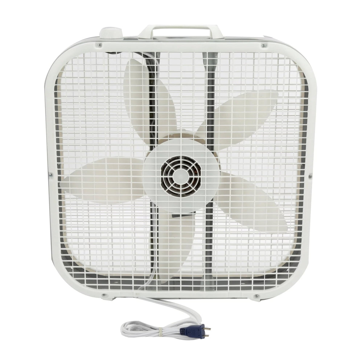 20" Classic Box Fan, 3 Speeds, White A399