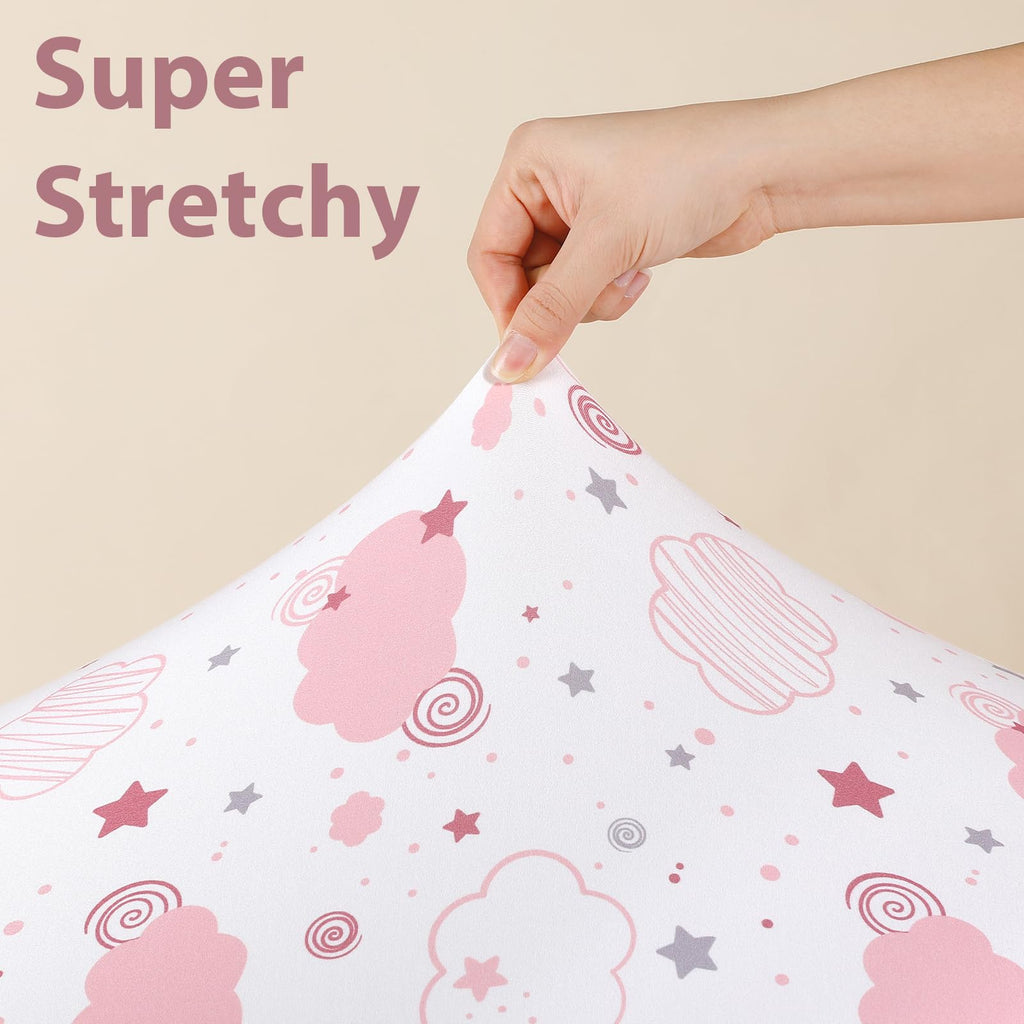 3 Pack Fitted Crib Sheets 52”x28” Y8345