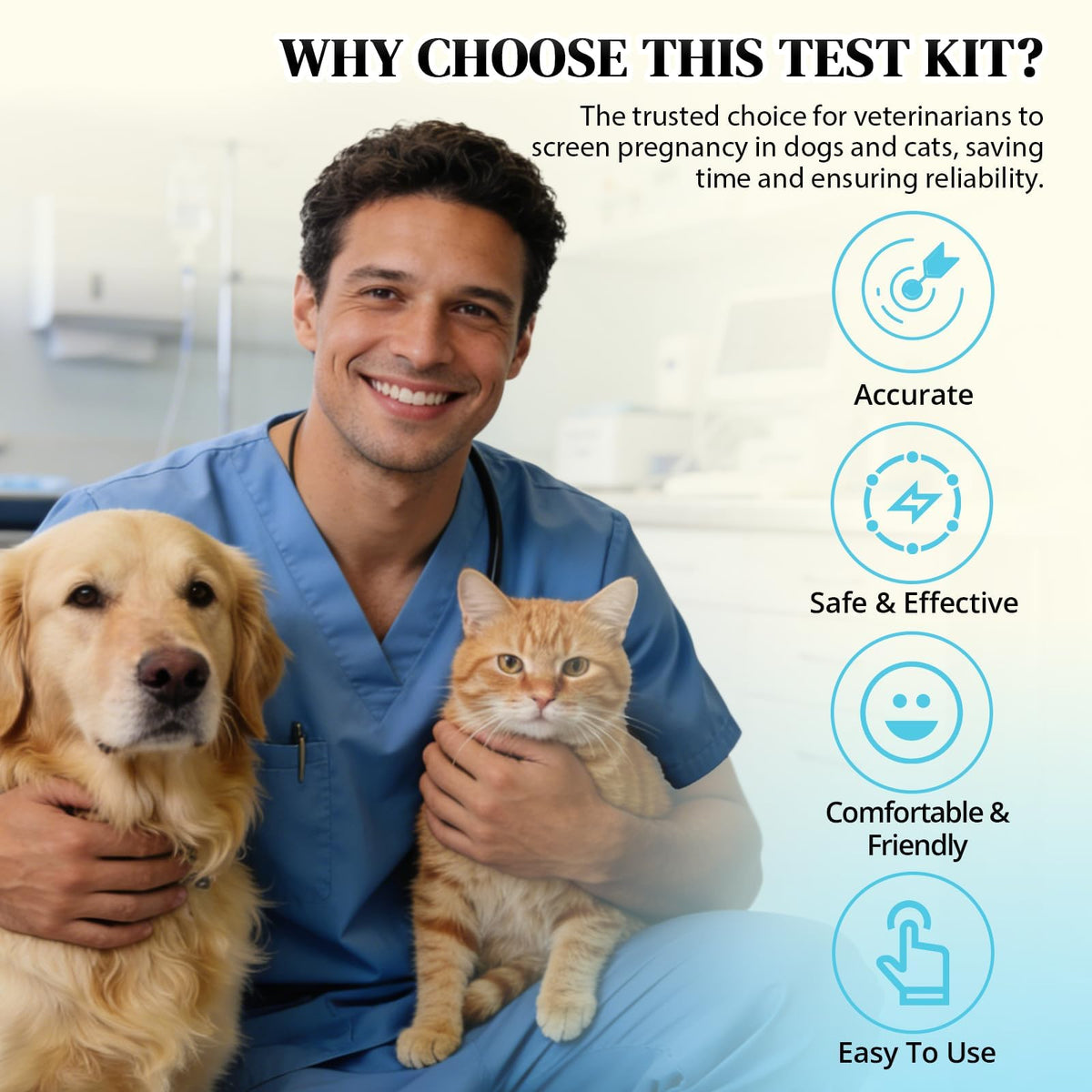 Dog & Cat Pregnancy Test Kit 1 Pack Blood Test G2598