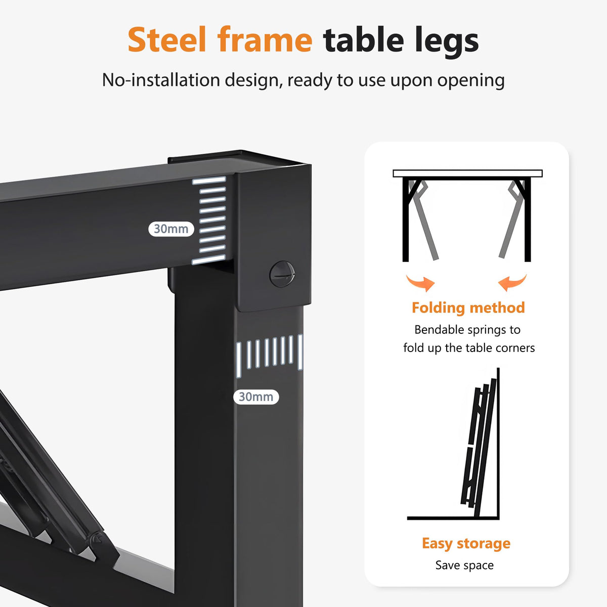 54.3 Inch Folding Computer Desk G558