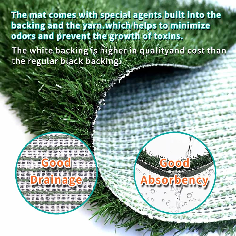 Artificial Turf Dog Grass Pad with Tray 30"X20" C119687