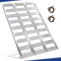 Full Width Aluminum Tri-Fold Loading Ramps with Treads L5652