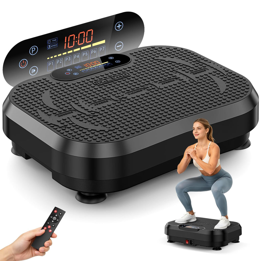 Vibration Plate Exercise Machine Black D541