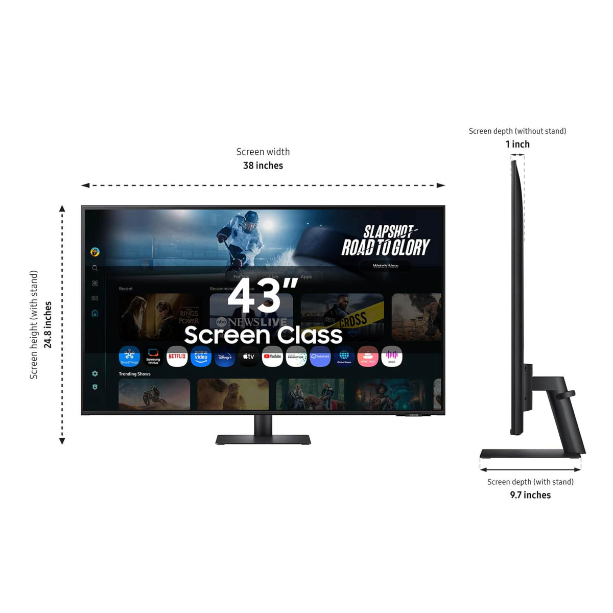 43” 4K UHD Smart Monitor R5402