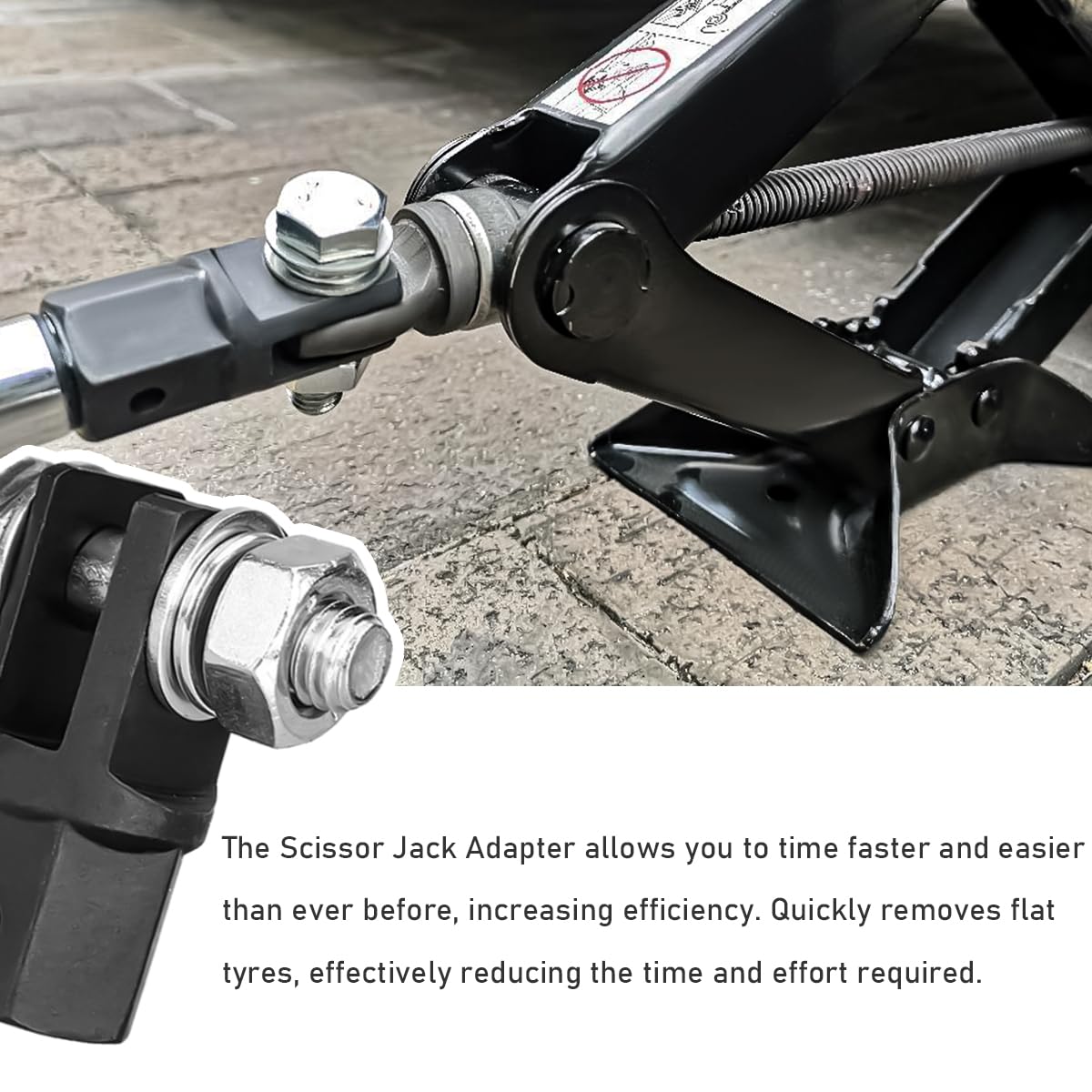 Scissor Jack Adapter for 1/2" Impact Wrench T4089