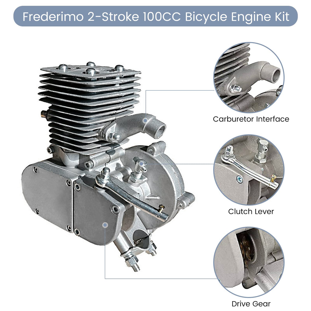 100cc 2 Stroke Air-Cooling Bicycle Engine Kit Z459
