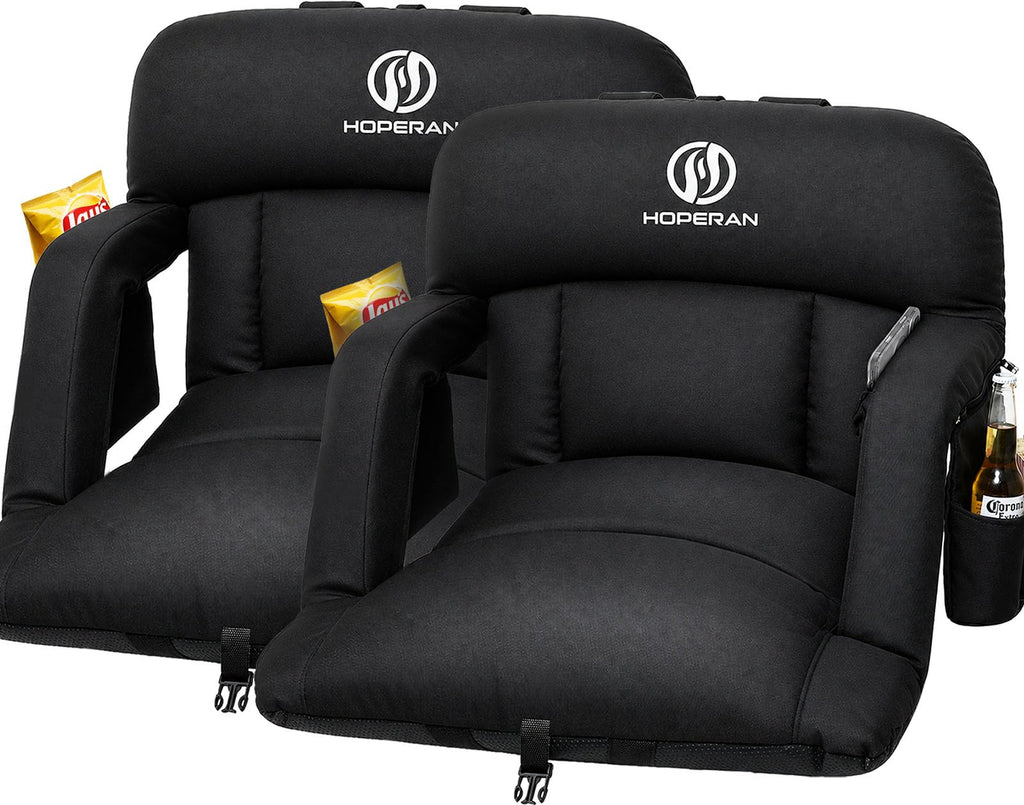25" Extra Thick Stadium Seats for Bleachers, 2-Pack V49718