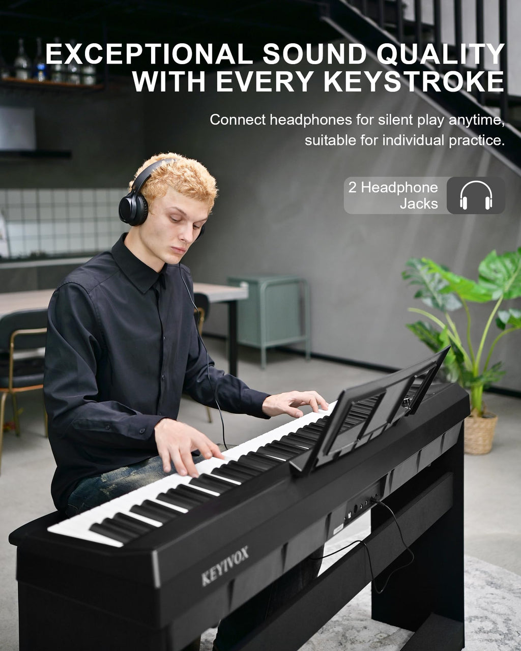 88 Key Weighted Digital Piano J404122