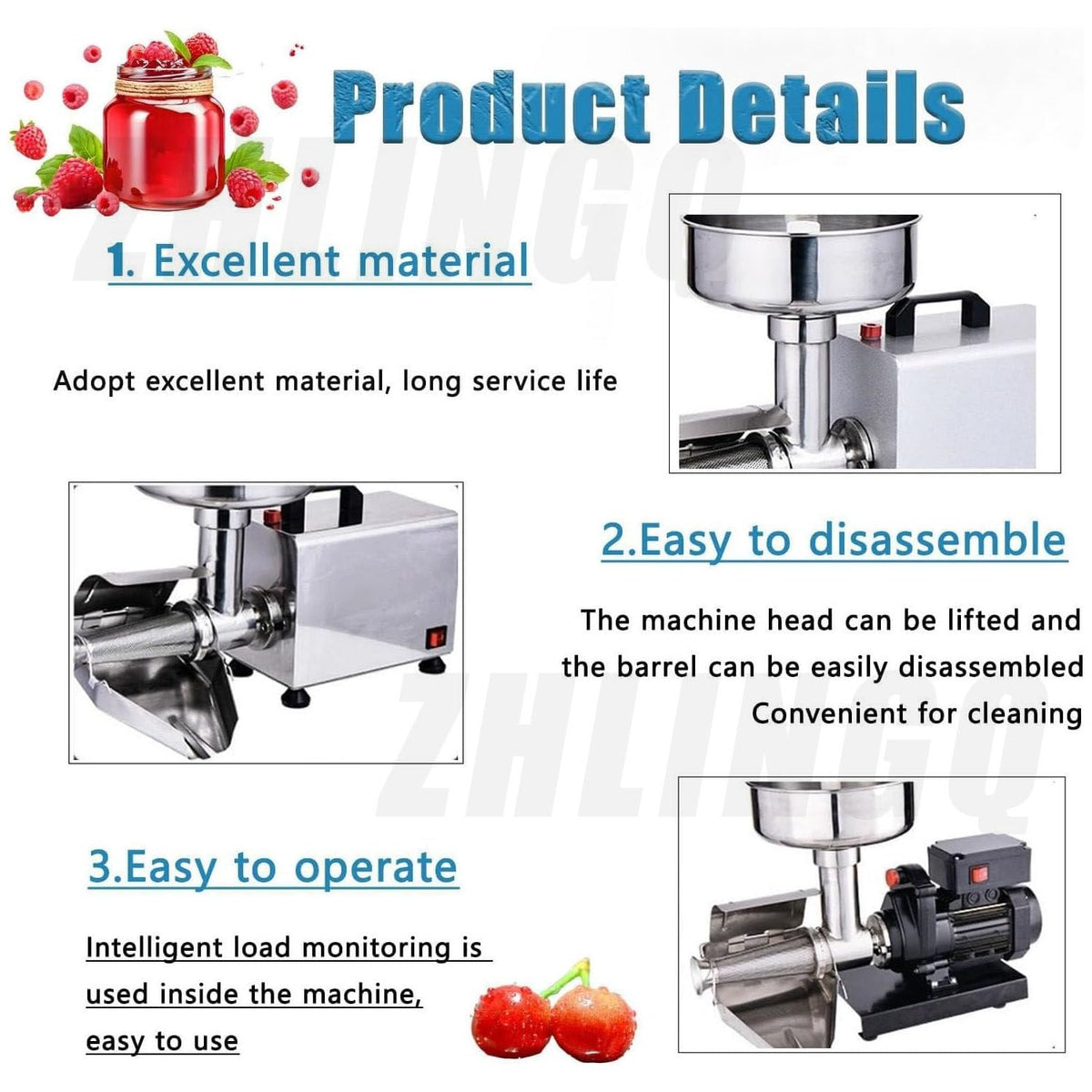 450W Stainless Steel Tomato Sauce Maker Z233372