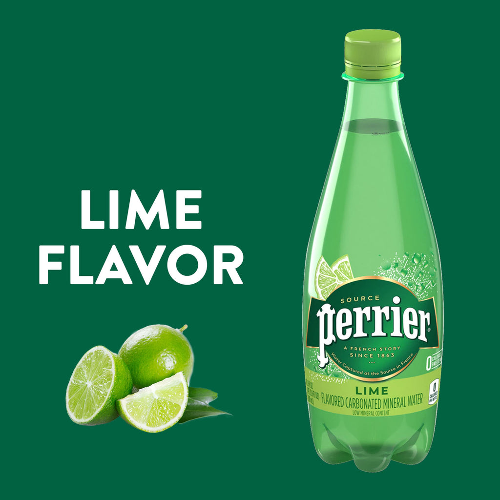 Lime Flavored Sparkling Water 16.9 FL OZ 24 Count Z67603