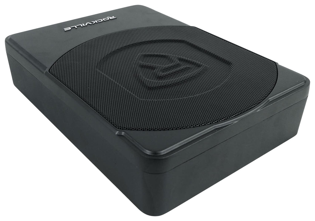 10" Powered Under-Seat Subwoofer with Amp Wiring Kit Q818